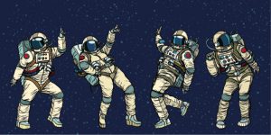 Dancing astronauts
