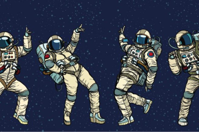 Dancing astronauts