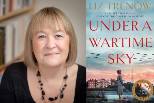Liz Trenow and Under a Wartime Sky cover