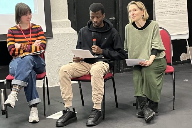 Speakers on panel at Climate Action Youth Summit